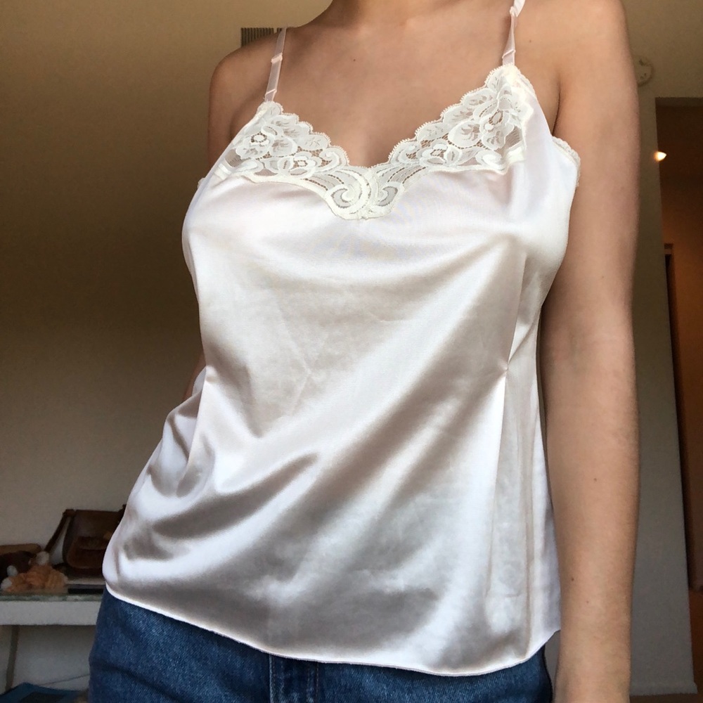 pretty silk slip top